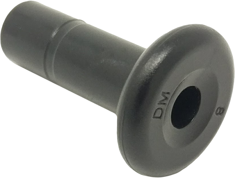 Plug blanking 8mm push fit black dawsstores