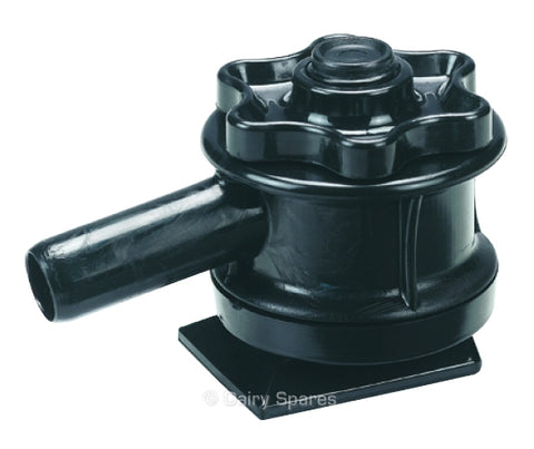 Pulsator Adaptor c/w Fixing Hand Wheel for Mobile Milkers/Pipeline Installation