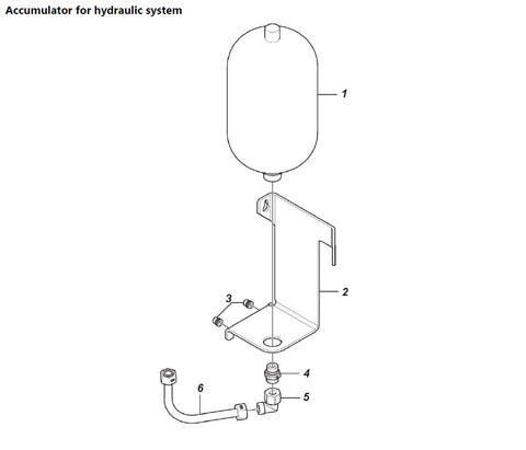 ACCUMULATOR FOR HYDRAULIC SYSTEM
