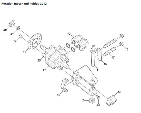 ROTATION MOTOR AND HOLDER, 2012