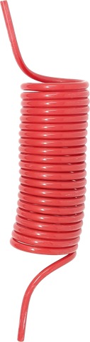 Retractable coil - no fittings (red)