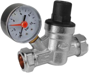 Pressure reducing valve with 15mm adaptors