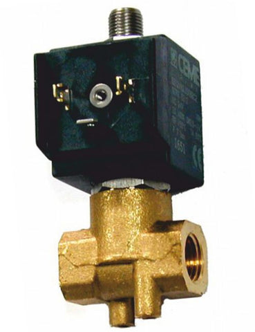 Solenoid 1/4" 24v DC 3 way for CF swing-over