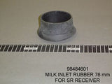 Milk receiver 76mm rubber inlet